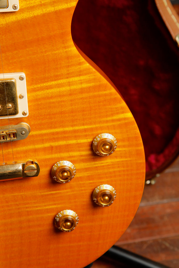 Gibson Les Paul Junior Special Plus Trans Amber Electric Guitar 2001 Pre-Owned