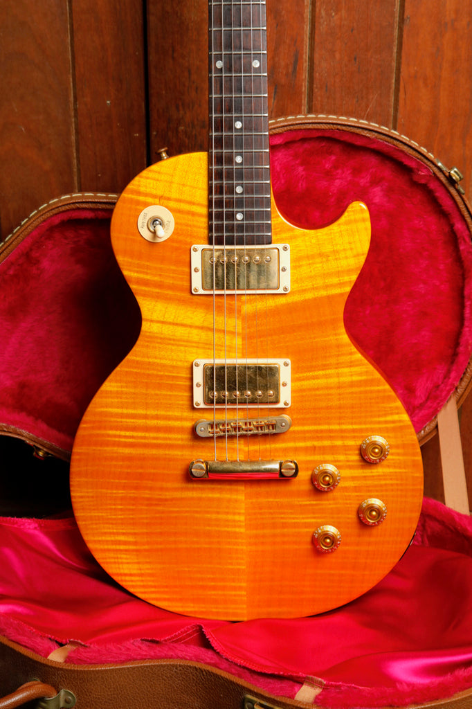 Gibson Les Paul Junior Special Plus Trans Amber Electric Guitar 2001 Pre-Owned