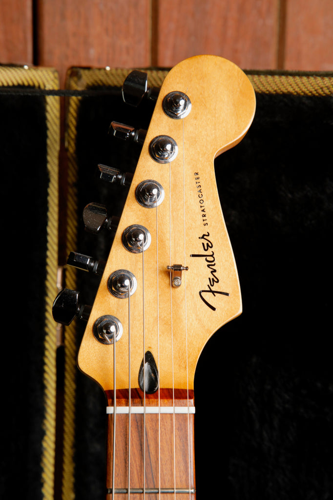 Fender Player Plus Stratocaster Aged Candy Apple Red Electric Guitar w/Case Pre-Owned