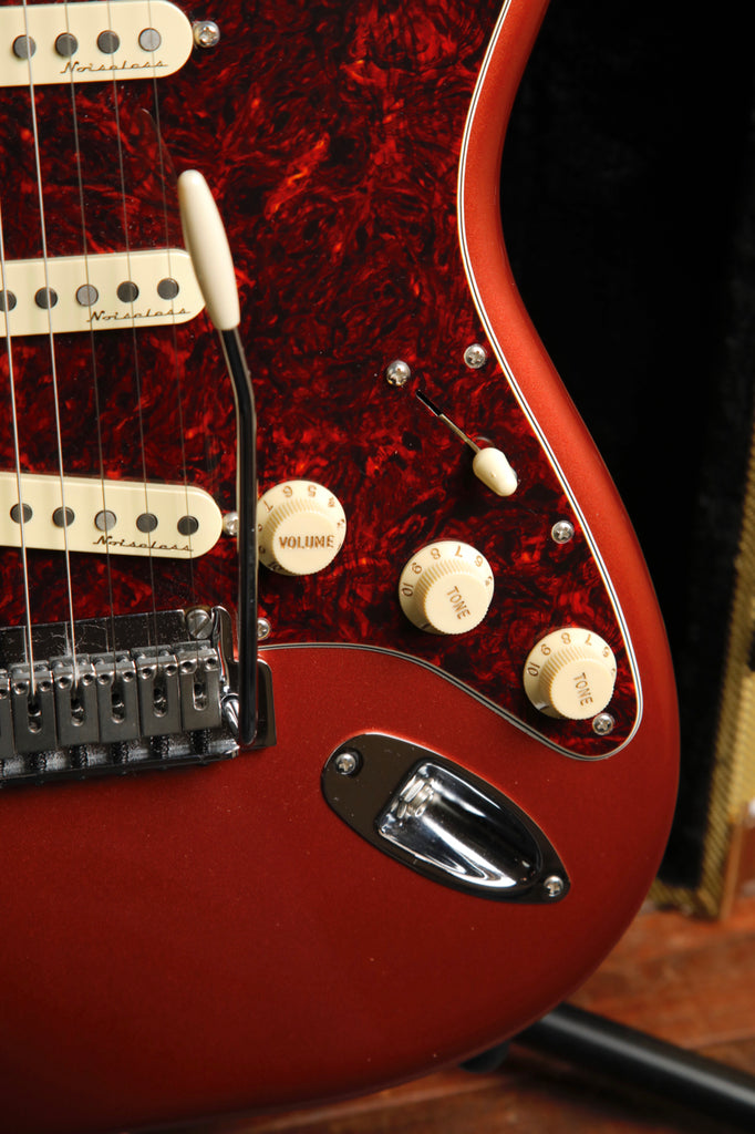 Fender Player Plus Stratocaster Aged Candy Apple Red Electric Guitar w/Case Pre-Owned