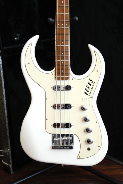 Burns London Bison Bass Guitar Reissue White Pre-Owned