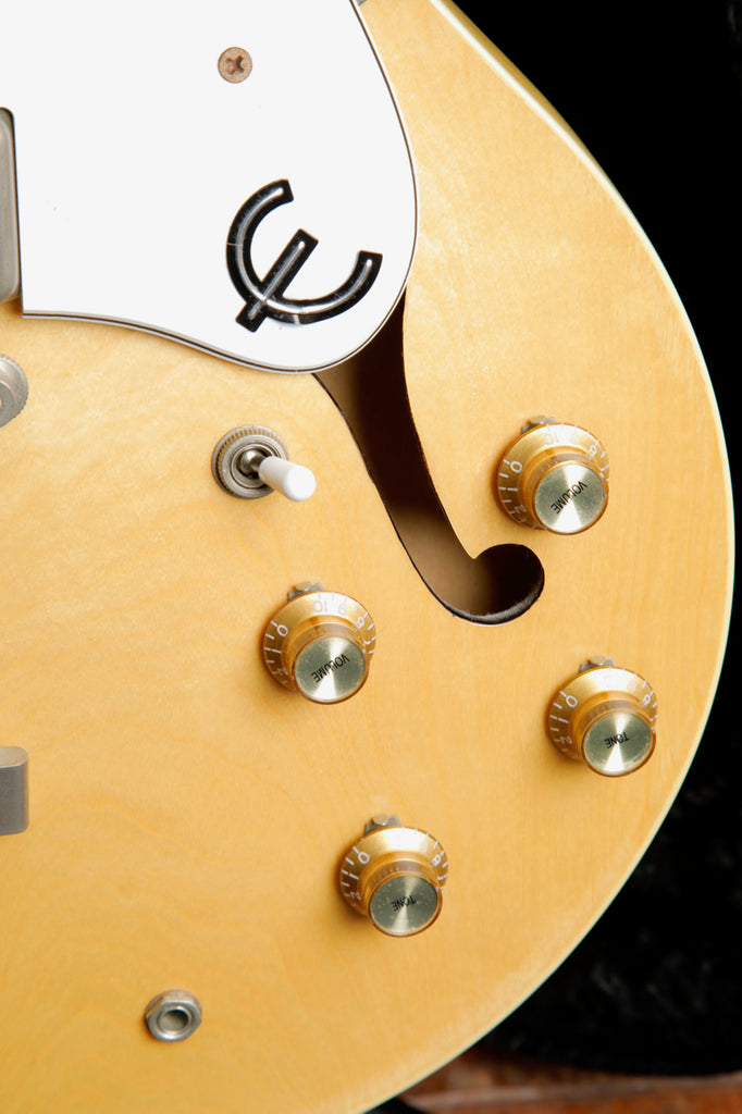 Epiphone Casino Hollowbody Natural Electric Guitar w/Case Pre-Owned