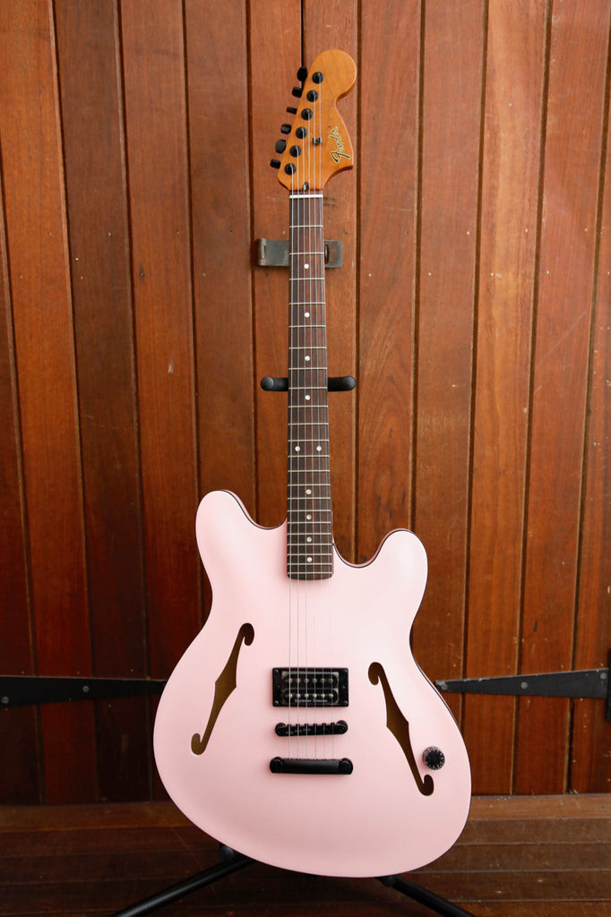 Fender Tom DeLonge Signature Starcaster Guitar Satin Shell Pink