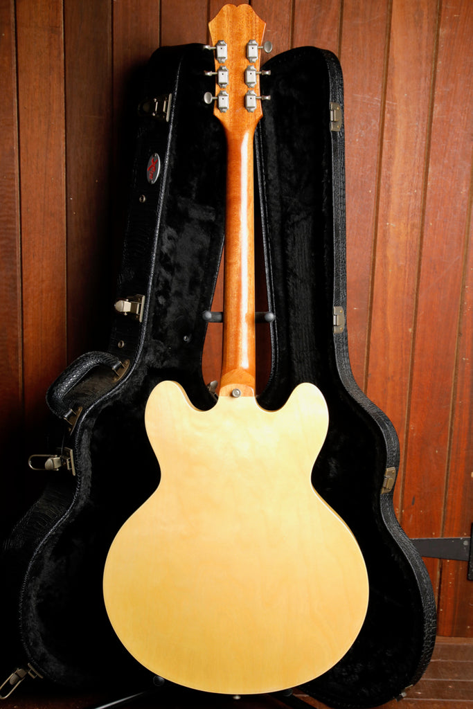 Epiphone Casino Hollowbody Natural Electric Guitar w/Case Pre-Owned
