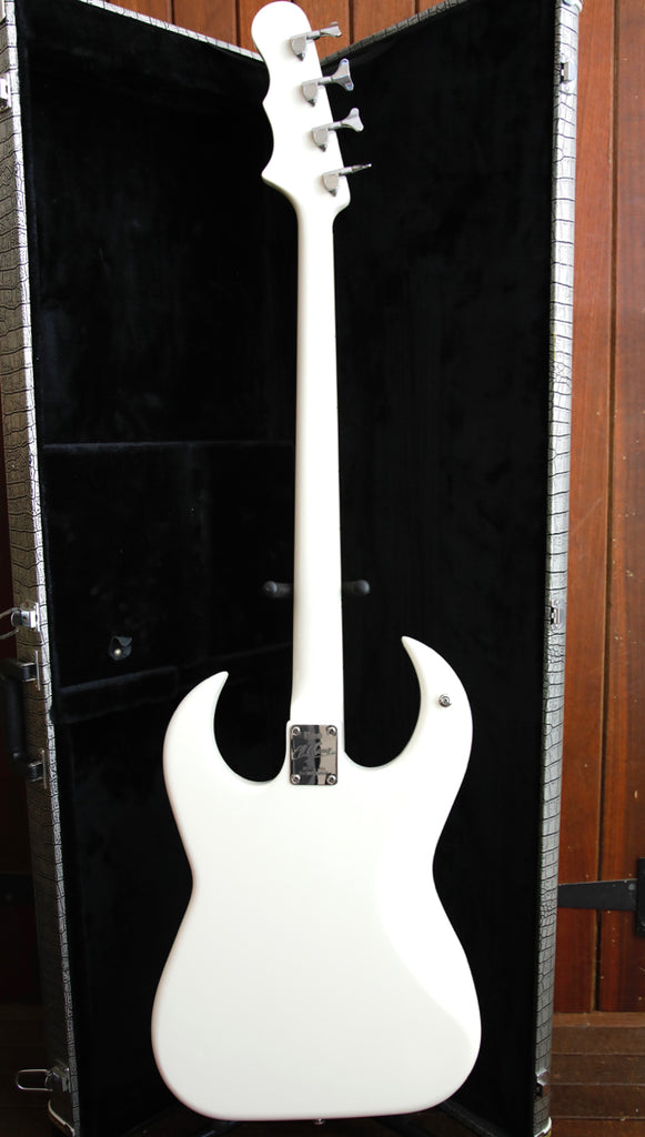 Burns London Bison Bass Guitar Reissue White Pre-Owned