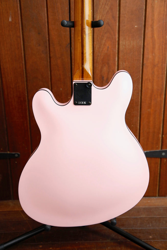 Fender Tom DeLonge Signature Starcaster Guitar Satin Shell Pink