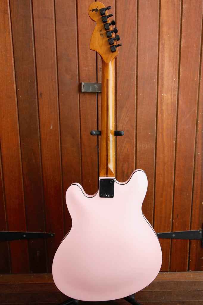 Fender Tom DeLonge Signature Starcaster Guitar Satin Shell Pink