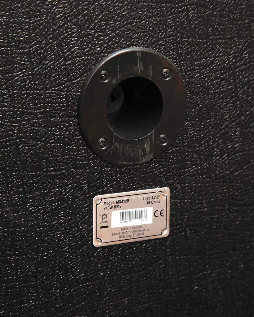 Marshall MX412B 240-Watt Straight Guitar Speaker Cabinet Pre-Owned