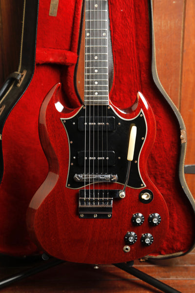 Gibson SG Special w/Vibrola Cherry Vintage Electric Guitar 1968 Pre-Owned