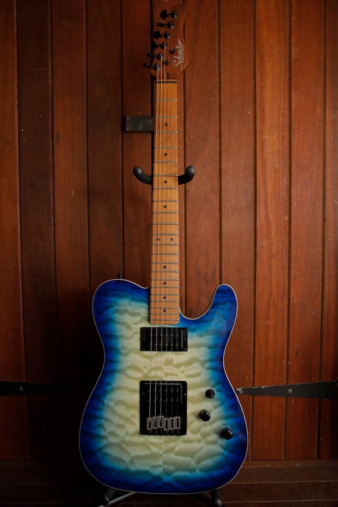 Schecter PT PRO Blue Burst Quilt Electric Guitar Pre-Owned