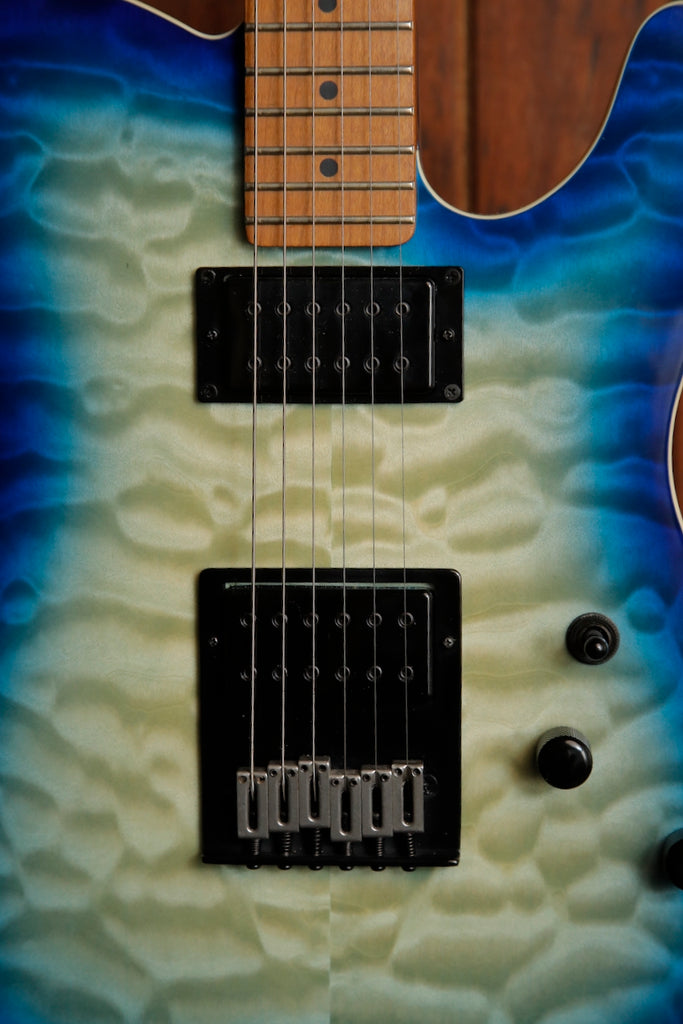 Schecter PT PRO Blue Burst Quilt Electric Guitar Pre-Owned