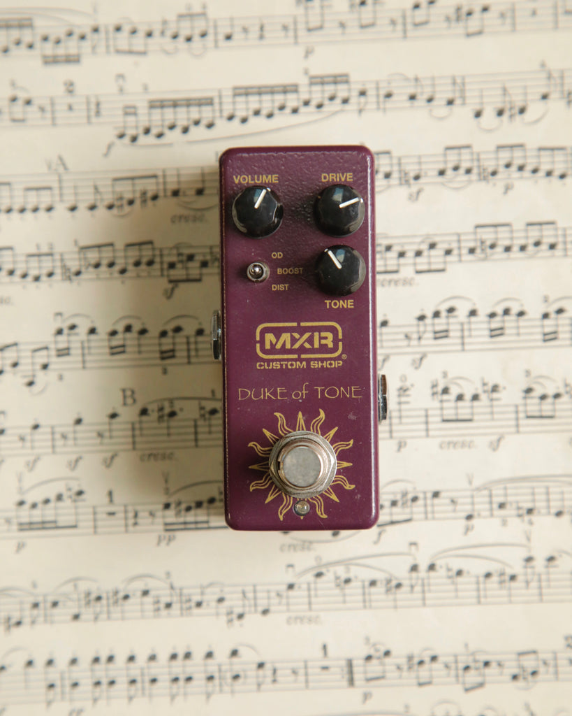 MXR Duke Of Tone Overdrive Pedal Pre-Owned