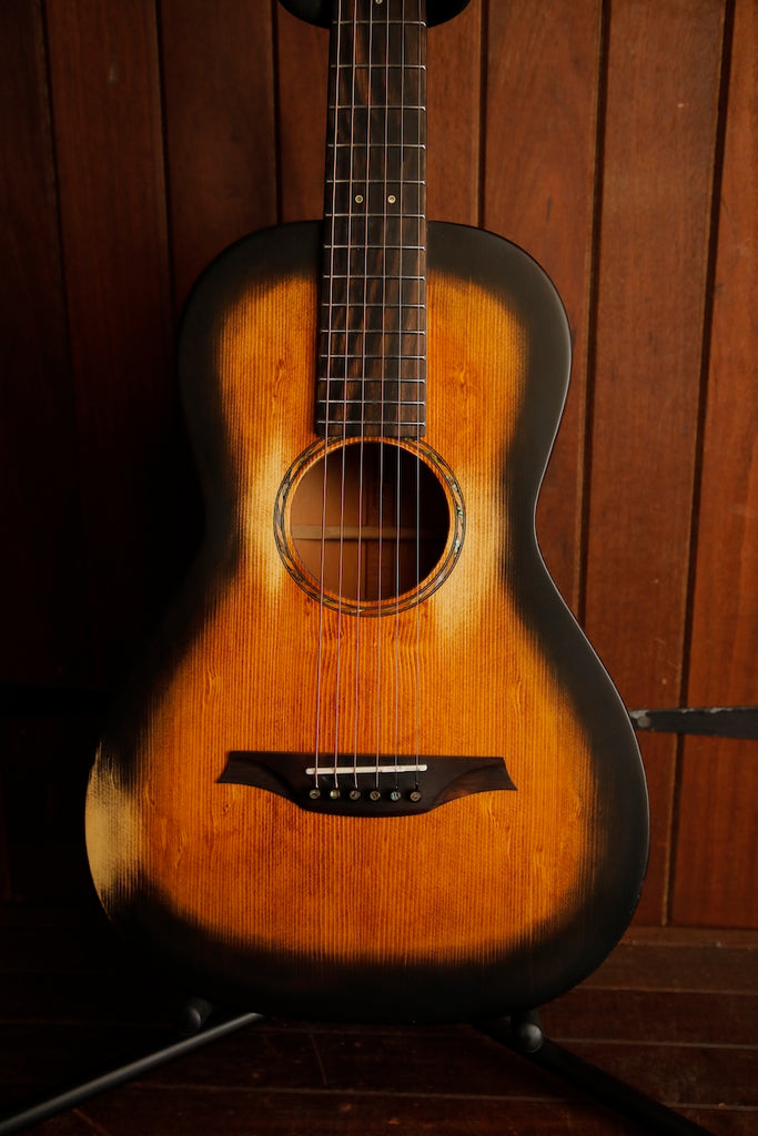 Bromo Guitars Rocky Series BAR6H HS Parlour Acoustic Worn Sunburst Pre-Owned