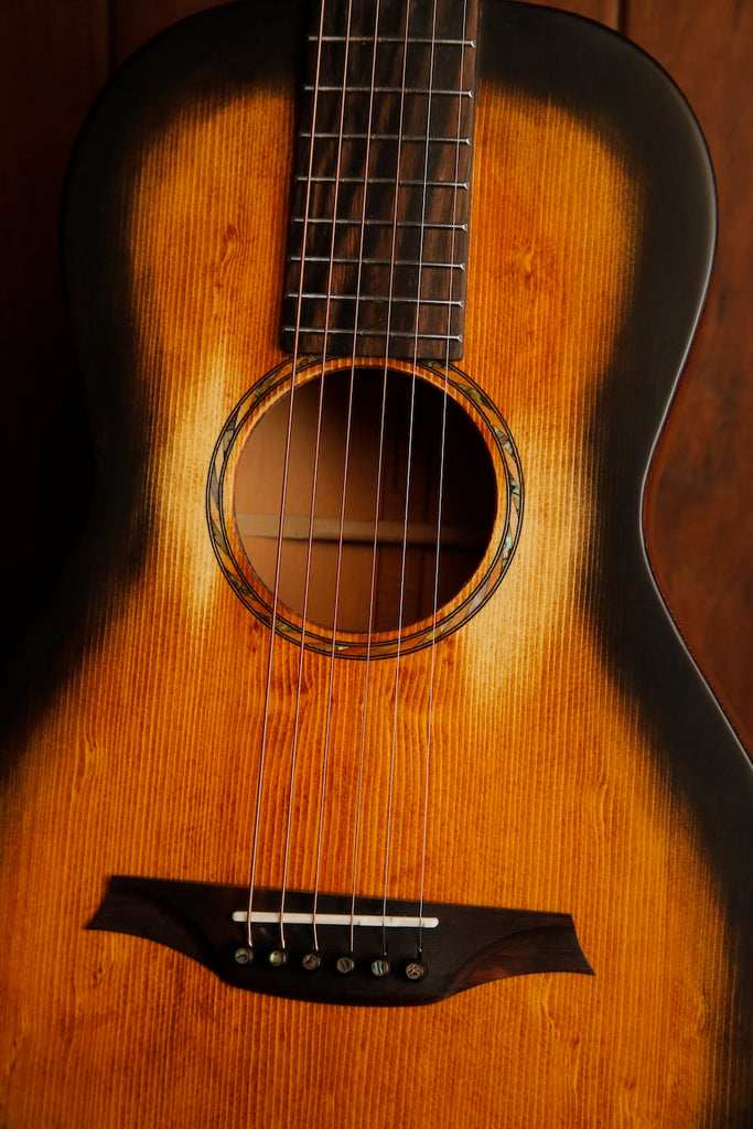 Bromo Guitars Rocky Series BAR6H HS Parlour Acoustic Worn Sunburst Pre-Owned