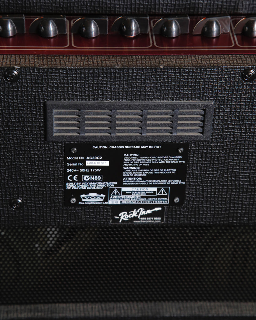 Vox AC30C2 30-Watt 2x12" Valve Combo Guitar Amplifier Pre-Owned