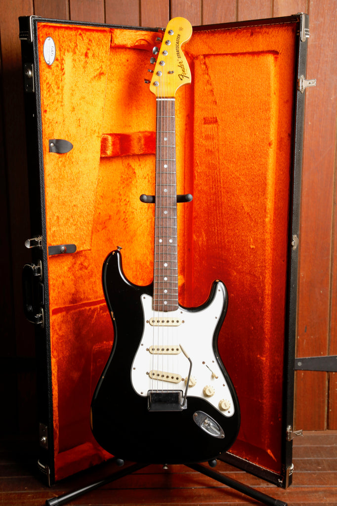 Fender Custom Shop 1970 Relic Stratocaster Black Electric Guitar 2015 Pre-Owned