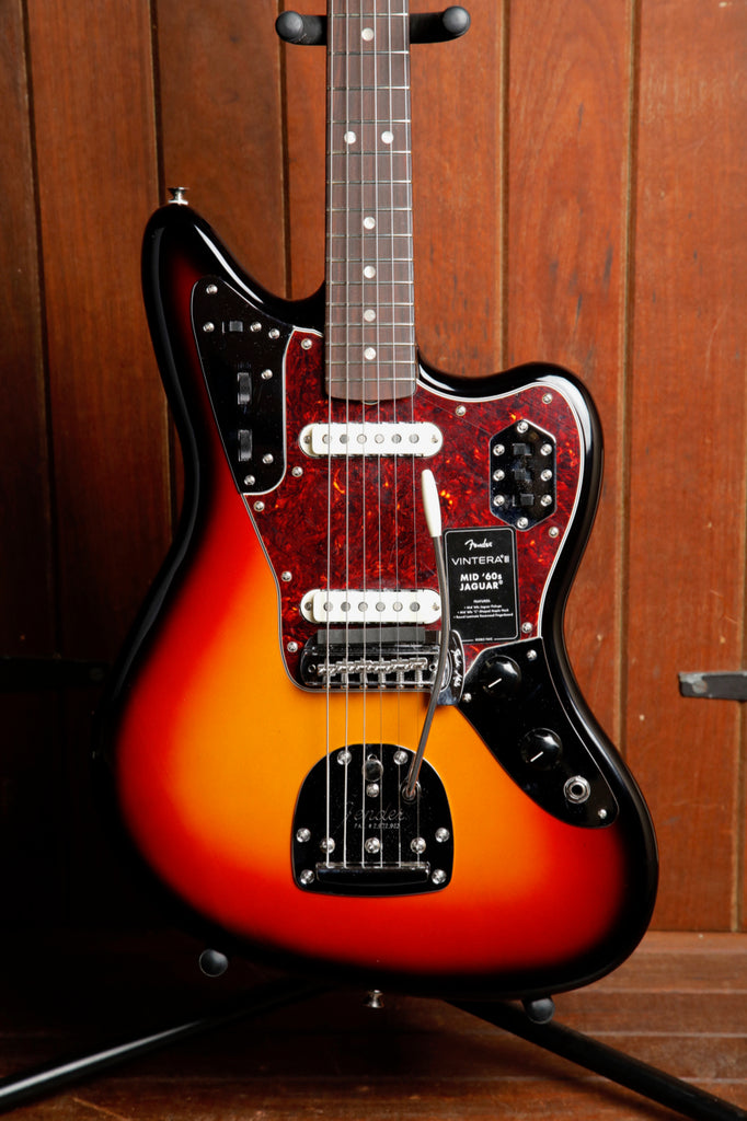Fender Vintera III Mid '60s Jaguar 3-Colour Sunburst Electric Guitar