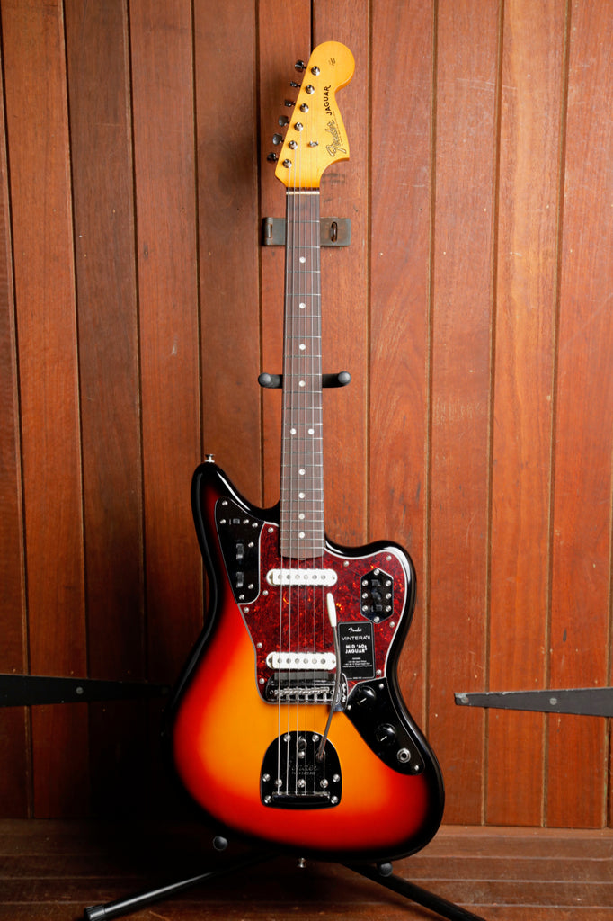 Fender Vintera III Mid '60s Jaguar 3-Colour Sunburst Electric Guitar