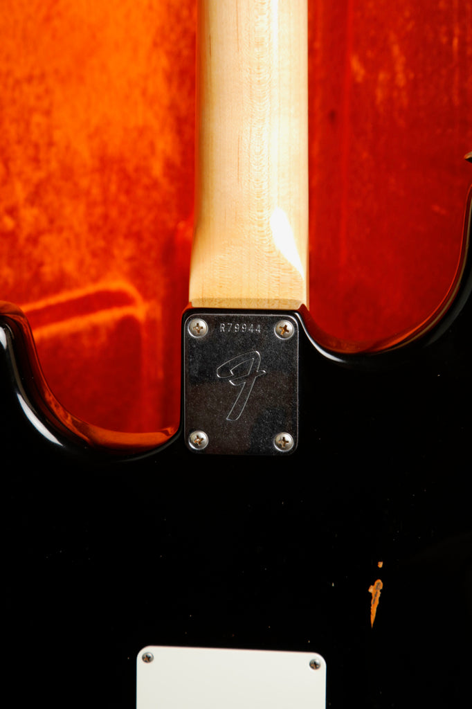 Fender Custom Shop 1970 Relic Stratocaster Black Electric Guitar 2015 Pre-Owned