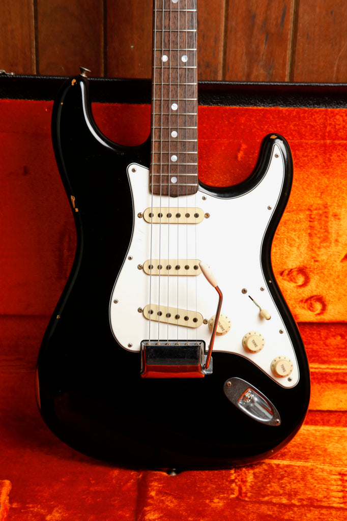 Fender Custom Shop 1970 Relic Stratocaster Black Electric Guitar 2015 Pre-Owned