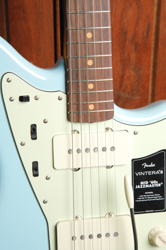 Fender Vintera III Mid '60s Jazzmaster Sonic Blue Electric Guitar
