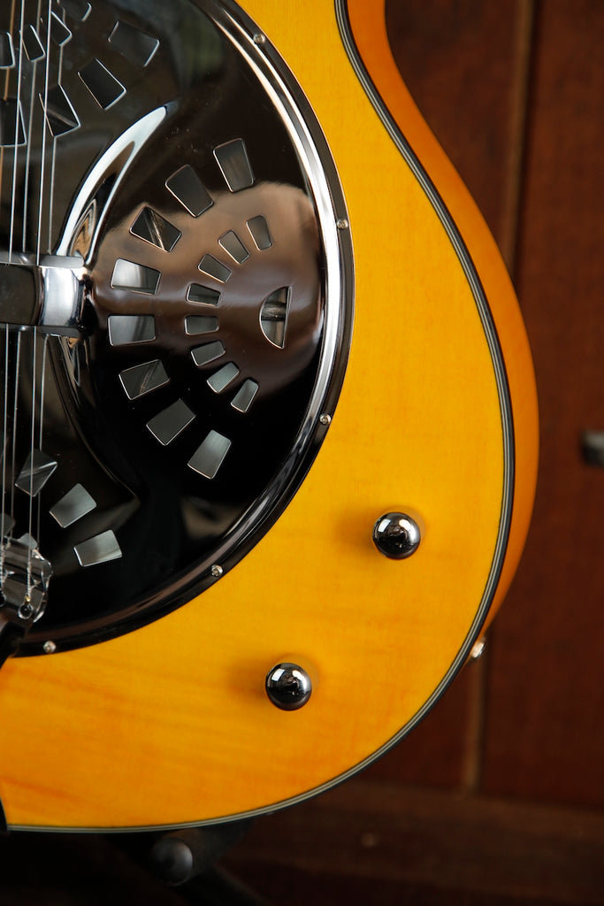 Haze SDG727 Wood Body Resonator Acoustic Electric Guitar Pre-Owned