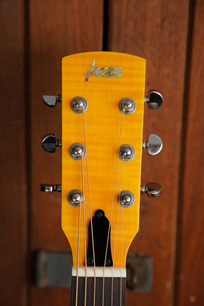 Haze SDG727 Wood Body Resonator Acoustic Electric Guitar Pre-Owned