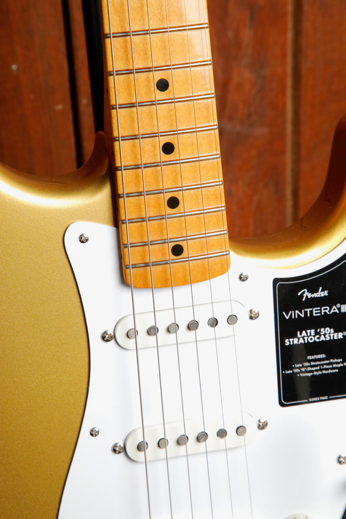 Fender Vintera III Late '50s Stratocaster Aztec Gold Electric Guitar