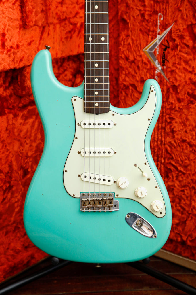 Fender Custom Shop Ltd '62/63 Stratocaster Sea Foam Green Journeyman Electric Guitar Pre-Owned