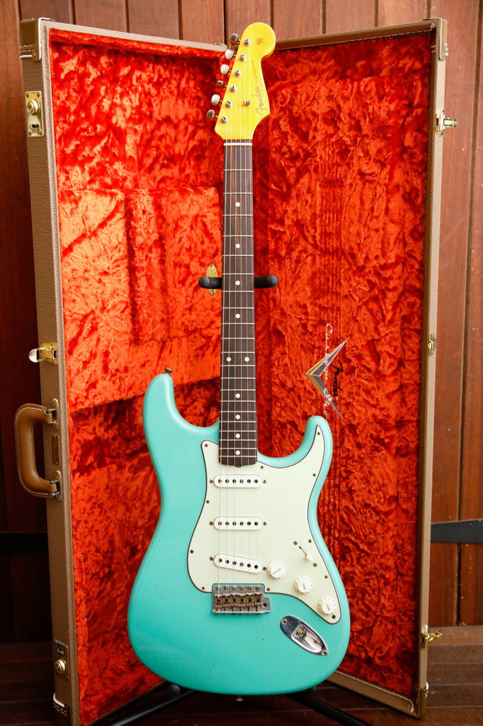 Fender Custom Shop Ltd '62/63 Stratocaster Sea Foam Green Journeyman Electric Guitar Pre-Owned