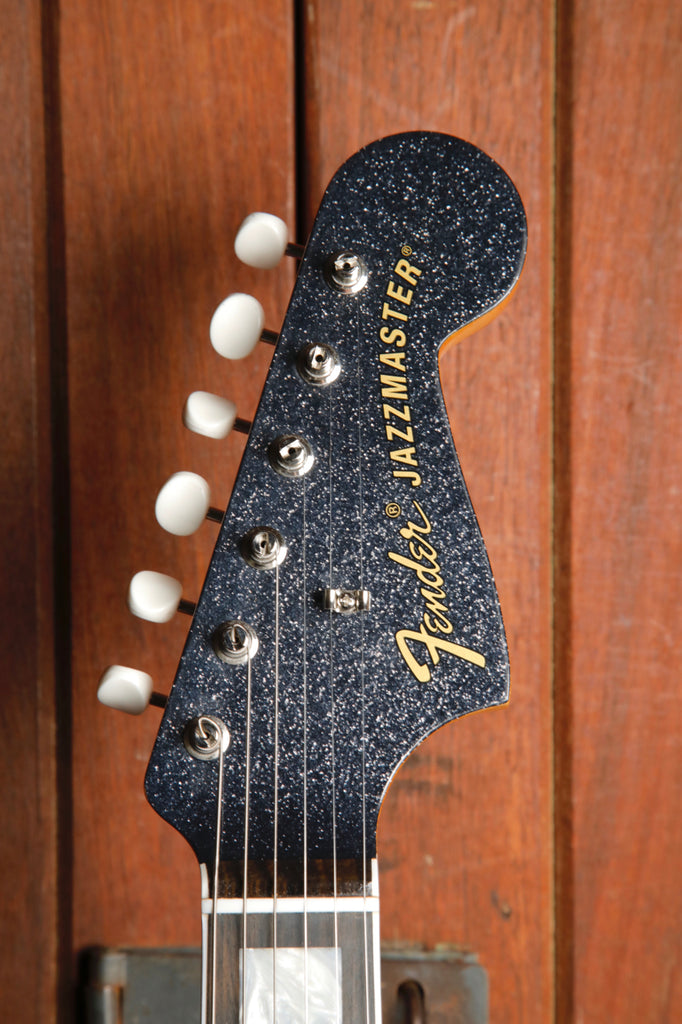 Fender Limited Edition Gold Foil Jazzmaster Black Sparkle Electric Guitar