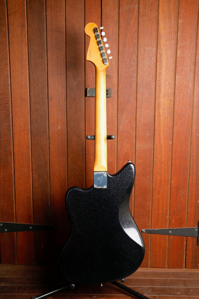 Fender Limited Edition Gold Foil Jazzmaster Black Sparkle Electric Guitar