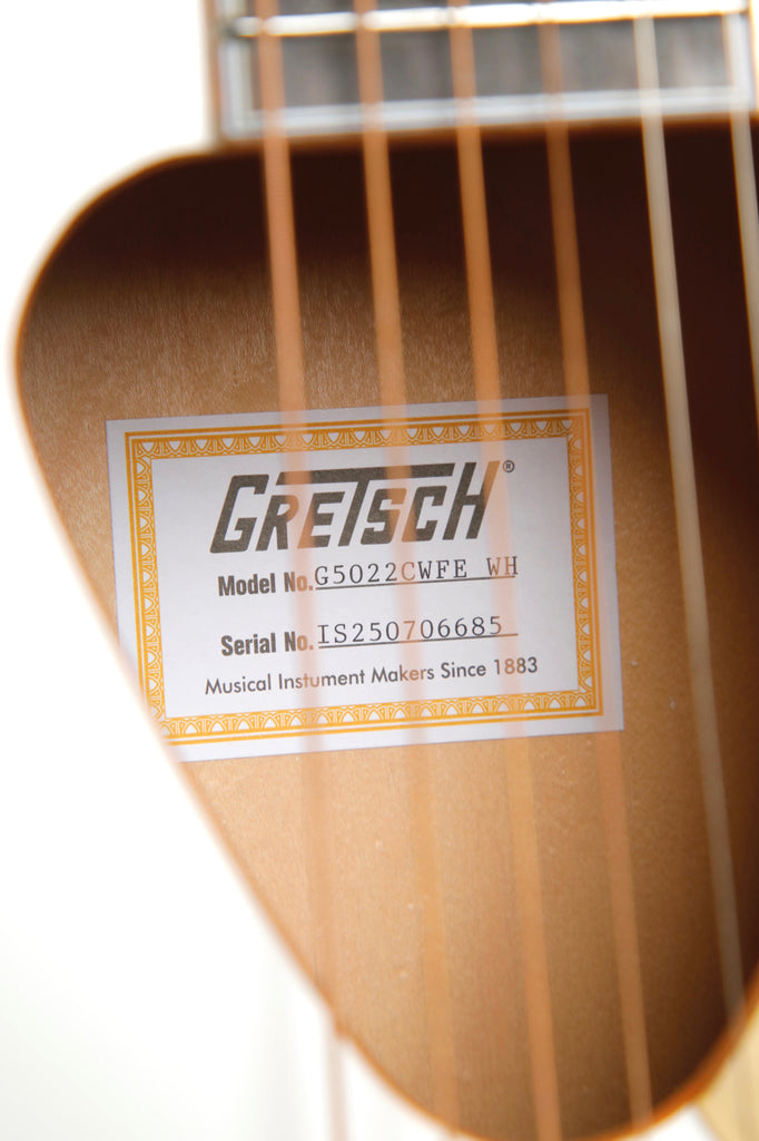 Gretsch G5022CWFE Rancher Falcon White Acoustic-Electric Guitar