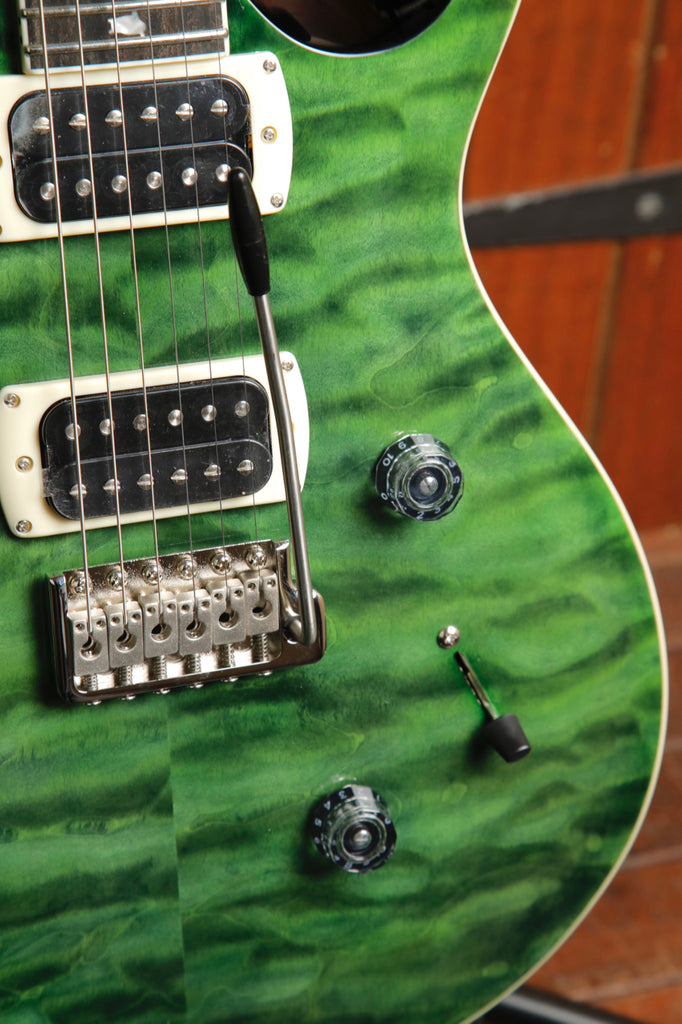 Paul Reed Smith PRS SE Custom 24 Quilt Teal Black Electric Guitar