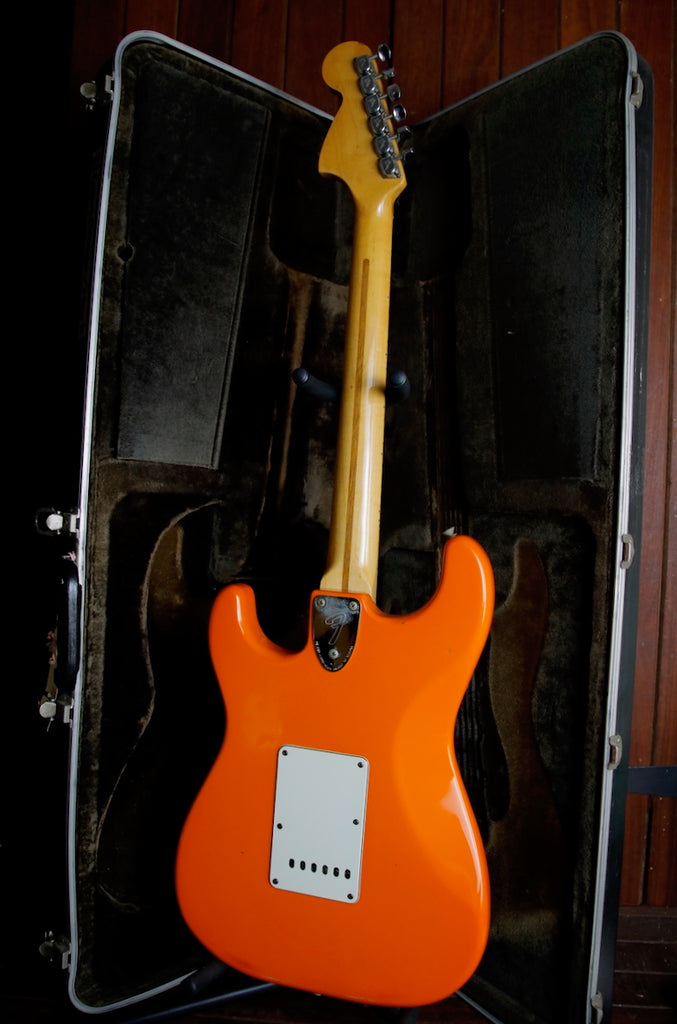 Fender International Series Stratocaster Capri Orange 1981 Vintage Guitar Pre-Owned