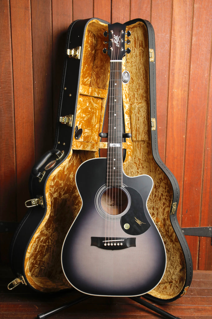 Maton EBG808C Nashville Ghost Black Acoustic-Electric Guitar