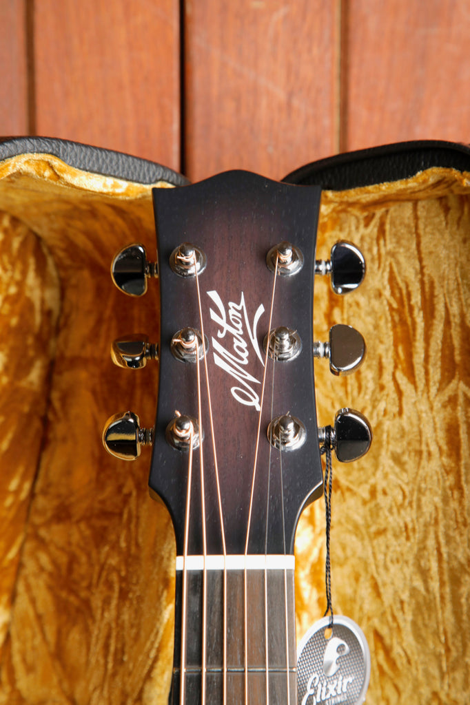 Maton EBG808C Nashville Ghost Black Acoustic-Electric Guitar