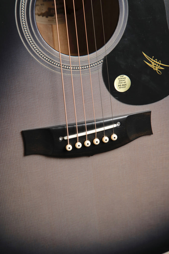 Maton EBG808C Nashville Ghost Black Acoustic-Electric Guitar