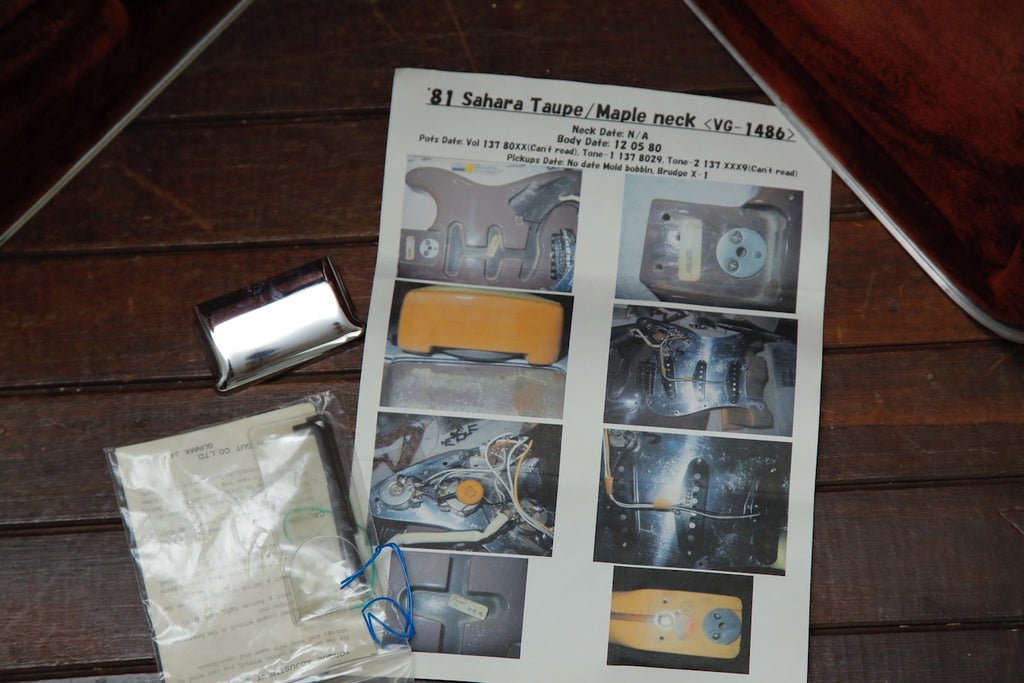 Fender International Series Stratocaster Sahara Taupe 1981 Vintage Guitar Pre-Owned