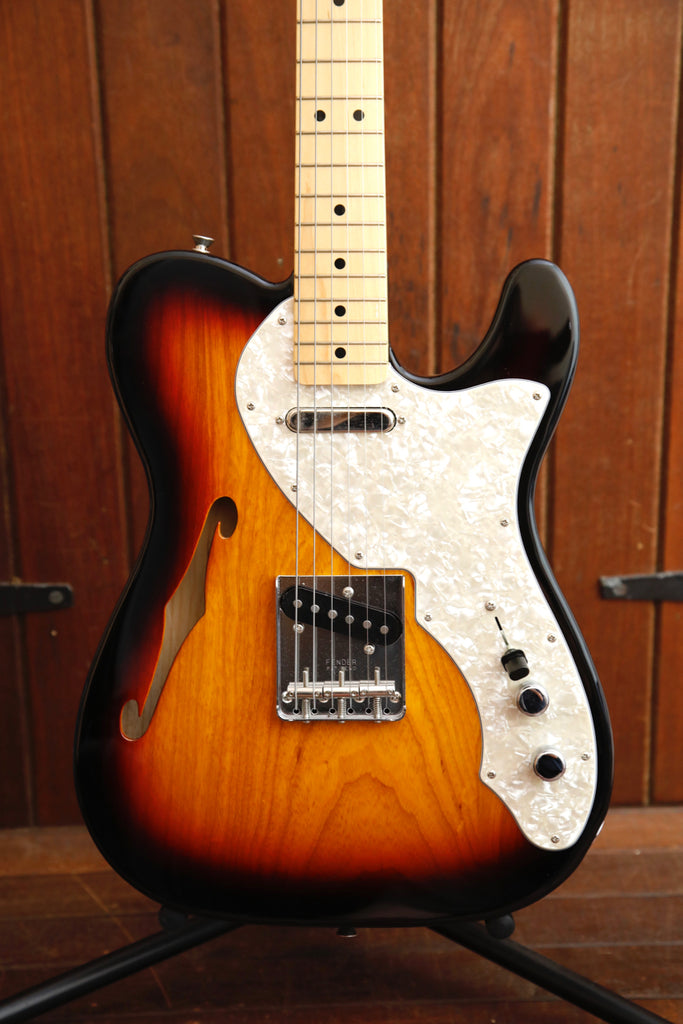 Fender Made In Japan Heritage '60s Telecaster Thinline Sunburst Electric Guitar Pre-Owned