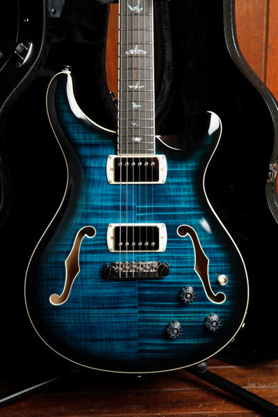 PRS Paul Reed Smith SE Hollowbody II Piezo Peacock Blue Electric Guitar Pre-Owned