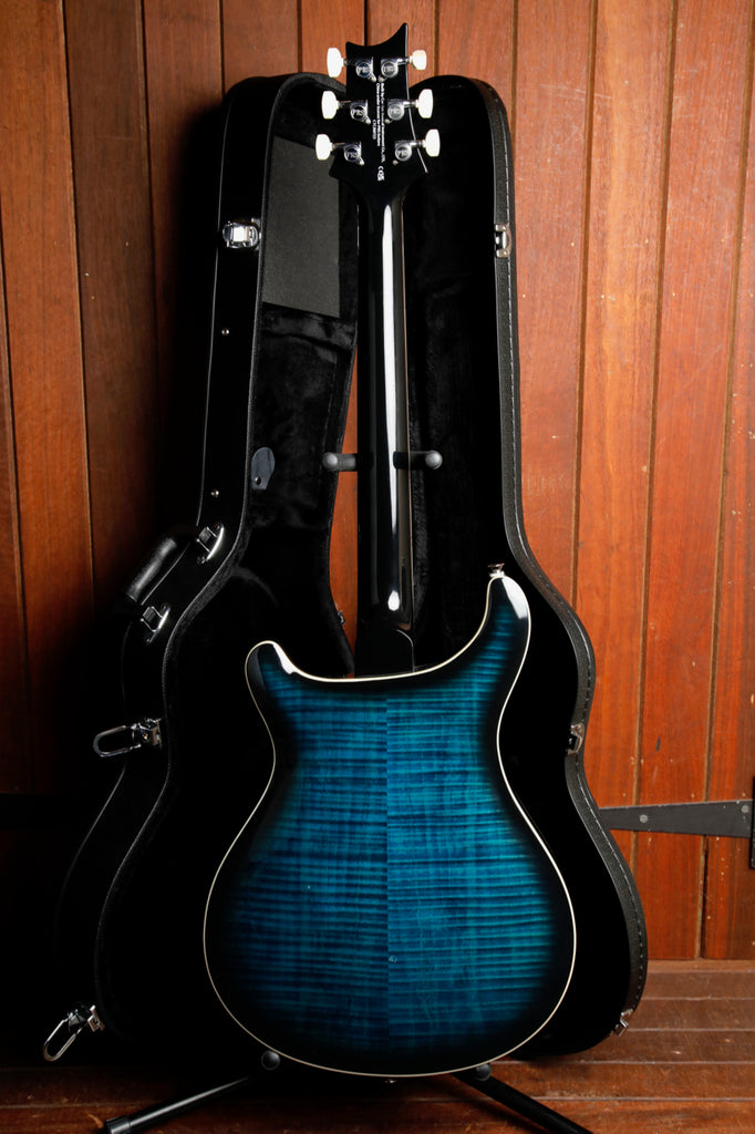 PRS Paul Reed Smith SE Hollowbody II Piezo Peacock Blue Electric Guitar Pre-Owned