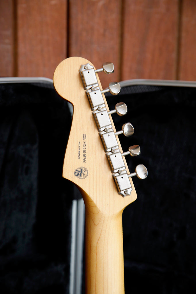 Fender Noventa Stratocaster Crimson Red Transparent Electric Guitar 2021 Pre-Owned