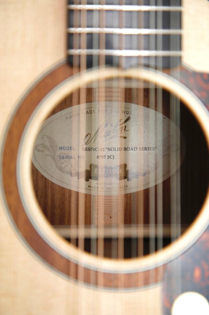 Maton SRS70C-12 Solid Road Series 12-String Spruce/Blackwood Acoustic-Electric Guitar
