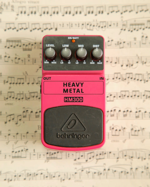 Behringer HM300 Heavy Metal Distortion Pedal Pre-Owned