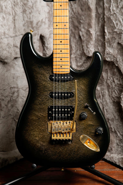 Fender Contemporary Series Stratocaster Deluxe HSS 1987 Transparent Black Burst Pre-Owned