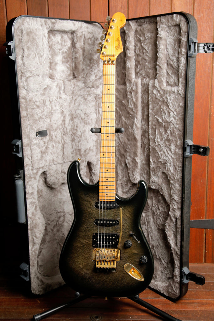 Fender Contemporary Series Stratocaster Deluxe HSS 1987 Transparent Black Burst Pre-Owned