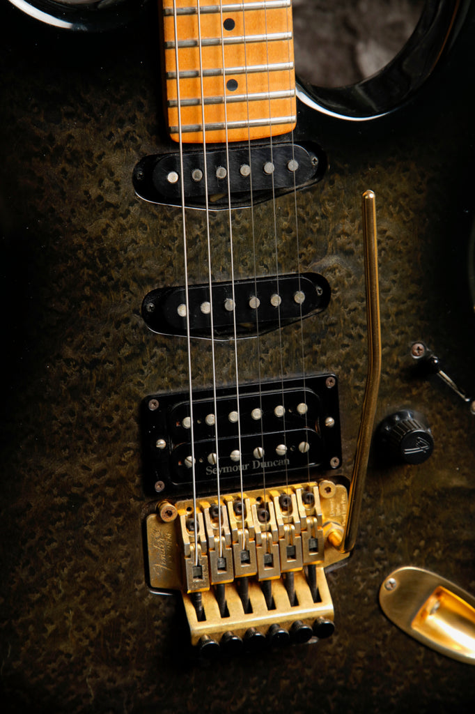 Fender Contemporary Series Stratocaster Deluxe HSS 1987 Transparent Black Burst Pre-Owned