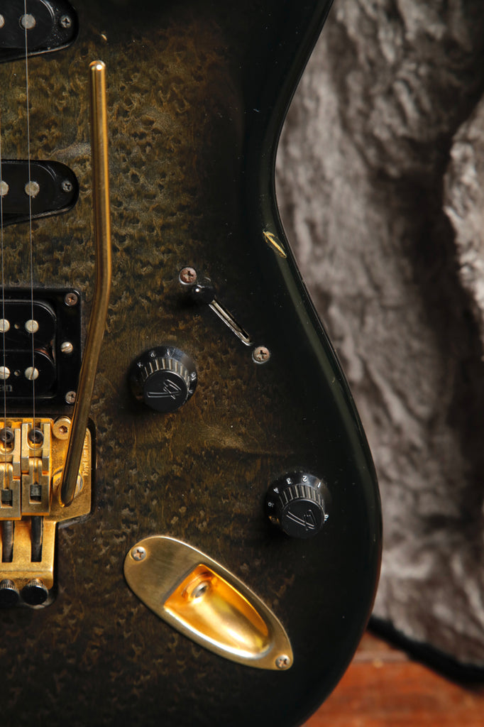 Fender Contemporary Series Stratocaster Deluxe HSS 1987 Transparent Black Burst Pre-Owned