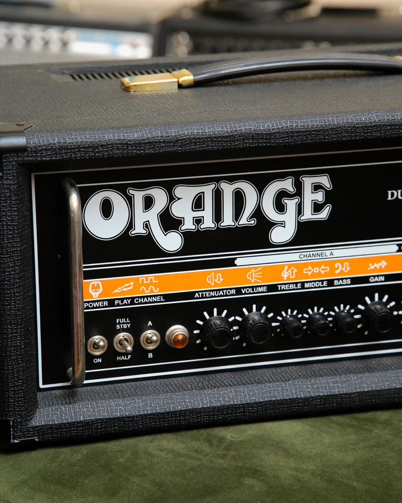Orange Duak Dark 50 2-Channel Valve Amplifier Head Black Pre-Owned
